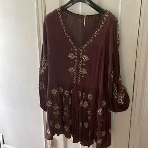 Free people long shirt/short dress